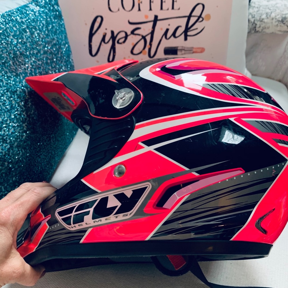 FLY HELMET Motocross Dirt Bike Girls Youth Large